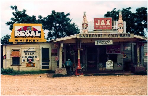 Louisiana Gas Station Juke Joint Vintage Reprint Photo (1940)