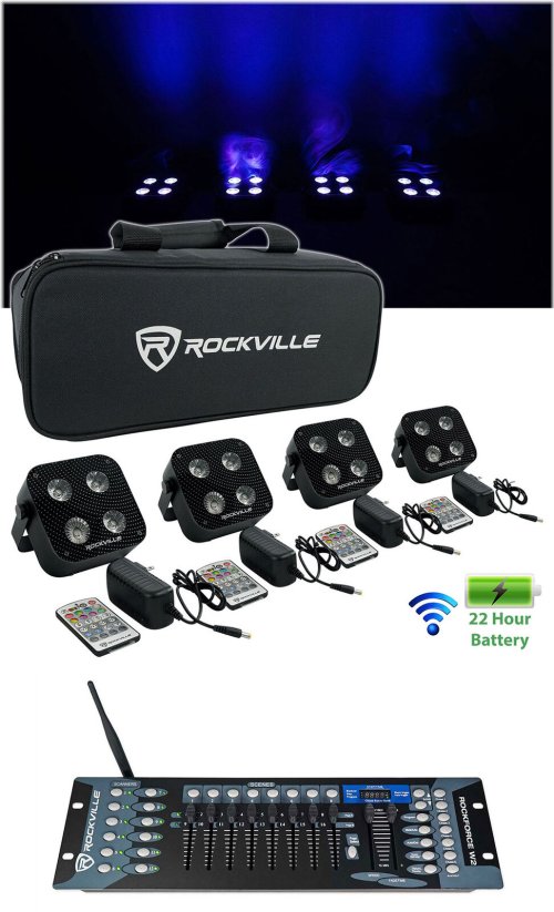 Blackout Mini Lighting Kit with Wireless Control and Accessories