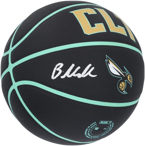 Charlotte Hornets Signed Wilson City Edition by Brandon Miller