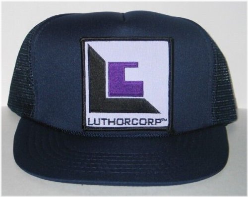 Smallville LuthorCorp Embroidered Cap with Black Logo Patch