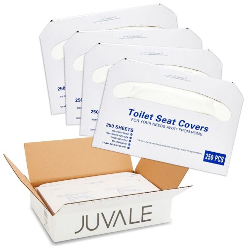 Hygienic Shield: 1000 Disposable Toilet Seat Covers (4 Packs of 250)