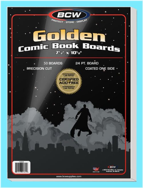 Golden Guard Comic Book Backing Boards