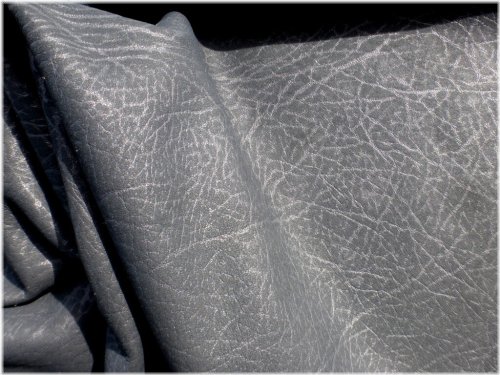 Charcoal Stone Washed Nubuck Lambskin