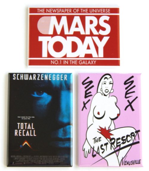 Retro Film Poster Magnet Set