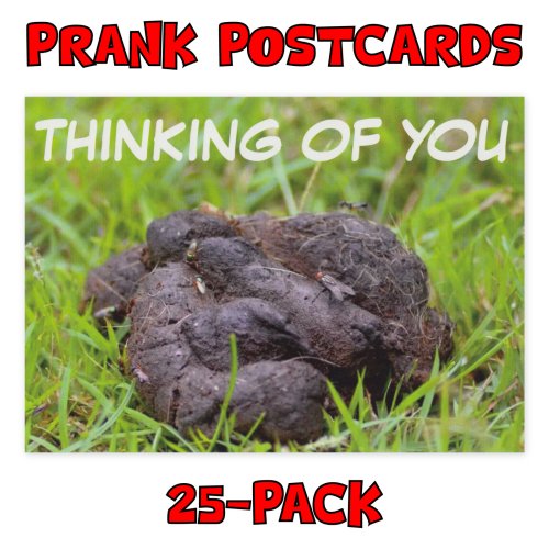 Thoughtful Prank Pack - 25 Postcards to Brighten Someone's Day