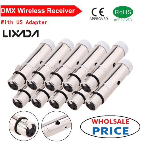 Wireless XLR Stage Light Receiver by LIXADA