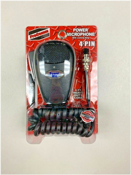 PowerMic 4-Pin Handheld Microphone for CB Radios