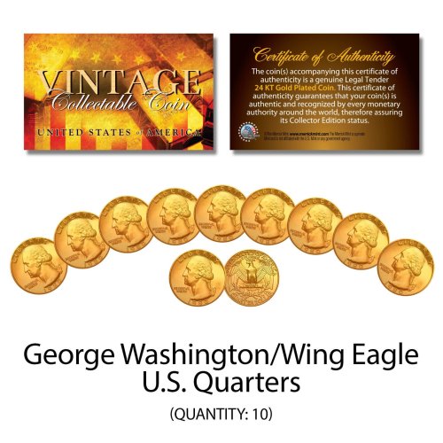 Golden Washington Quarter Set