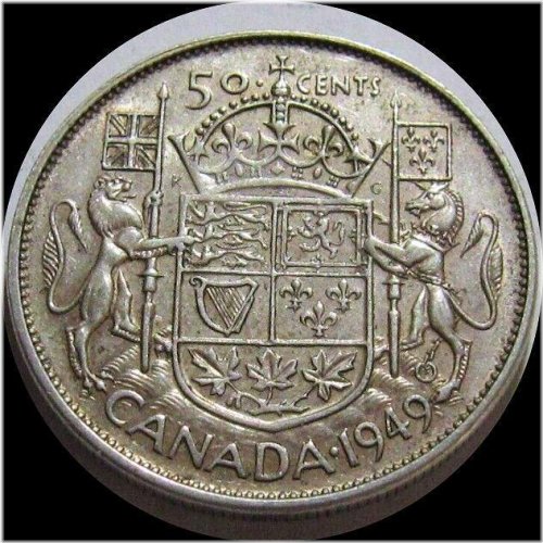 Canadian Silver Jubilee Half Dollar