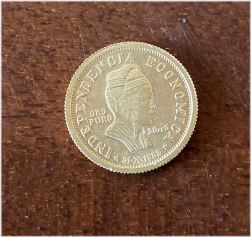 Revolutionary Bolivian Gold Coin