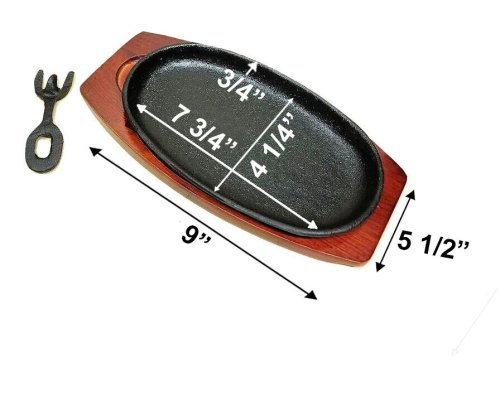 Japanese Style Cast Iron Sizzling Platter