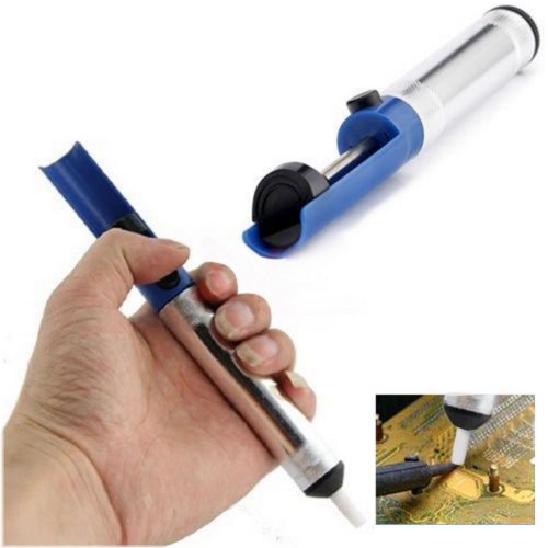 Metal Solder Extractor Tool - Blue Silver