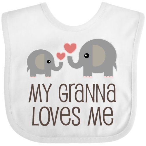 Elephant Love Bib & Burp Cloth Set