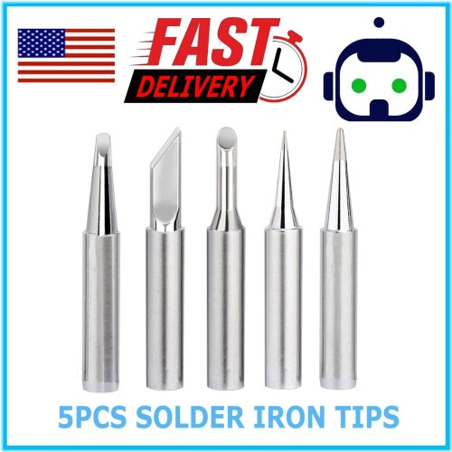 Precision Soldering Kit with 5 Interchangeable Iron Tips