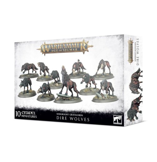 Soulblight Gravelords Dire Wolves Miniatures