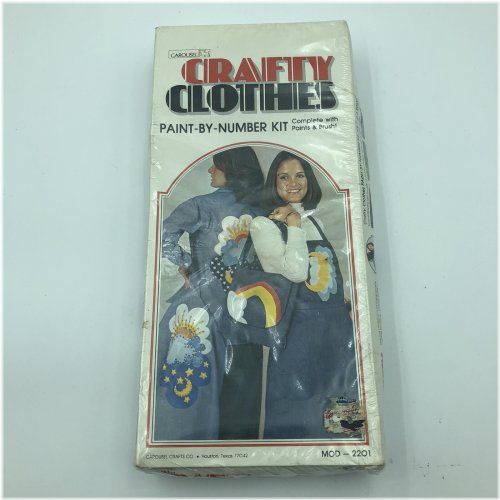 Vintage 1970's Fabric Painting Kit