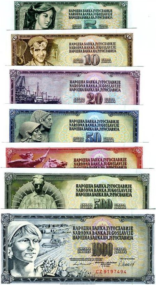 Yugoslavian Banknote Collection (1968-1986) - UNC Condition