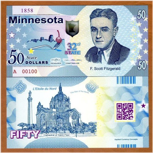 Minnesota Polymer $50 - Scott Fitzgerald (2018)