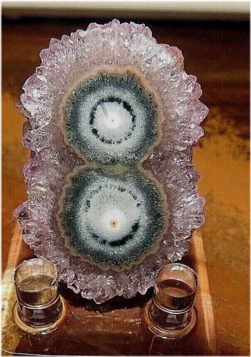 Celestial Amethyst Slice with Stand