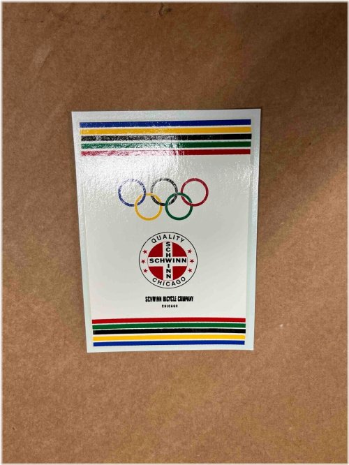 Vintage Schwinn Paramount Decal