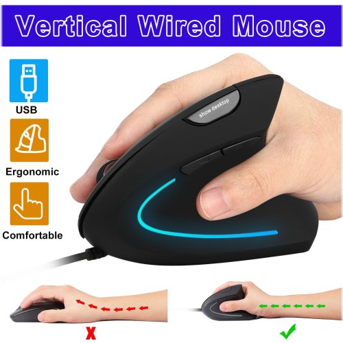 ErgoGlide Vertical Optical Mouse