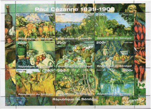 Senegal Cezanne Stamp Set