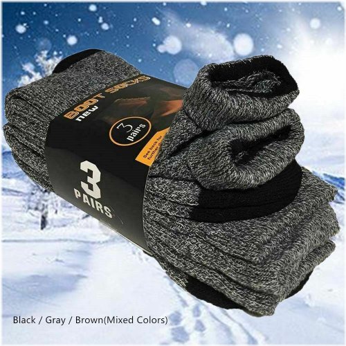 CozyStep Thermal Crew Socks