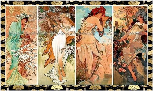 Vintage Portrait Quilt Panel