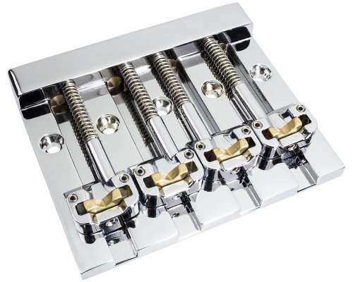 Chrome Bass Bridge Retrofit for 4-String Guitars