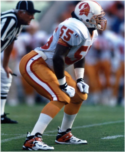 Gridiron Glory: Derrick Brooks Vintage Photo