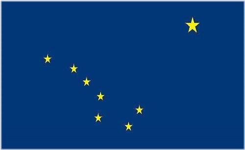 Alaska Flag Sticker by Gallopade 43243 Publishing Group