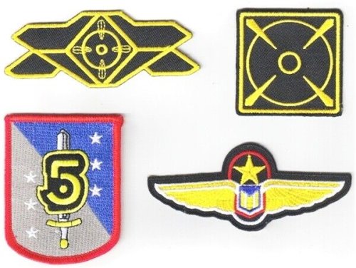 Babylon 5 Security Embroidered Patch Set - Official TV Series Collectibles