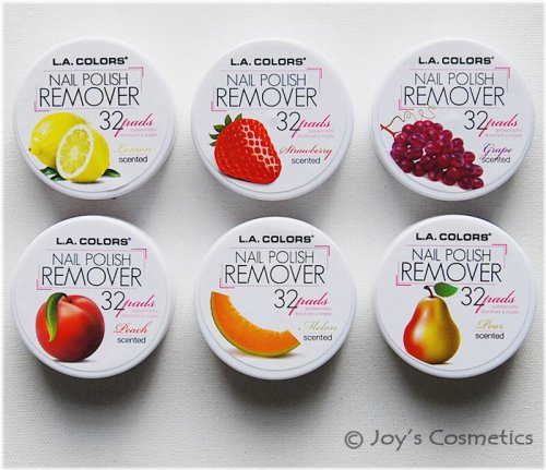 Joy's Scented Nail Polish Remover Pads Set