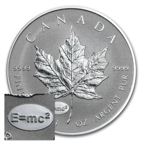 Maple Leaf Einstein Silver Coin