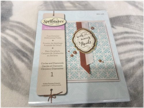 Circle and Diamond Embossing Folders by Spellbinders SES006