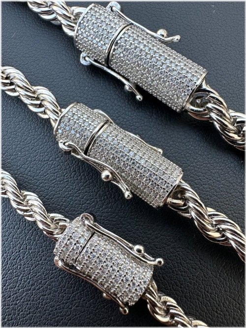 Frost Clasp Rope Chain Set