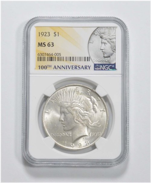 Centennial Commemorative Peace Dollar