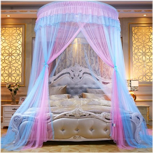 Pink Dome Ceiling Canopy