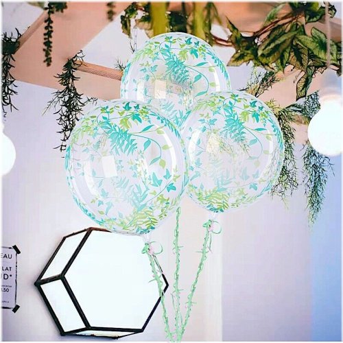 Vine Greenery Round Balloons