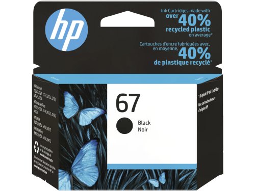 Black Inkjet Cartridge for HP Printers