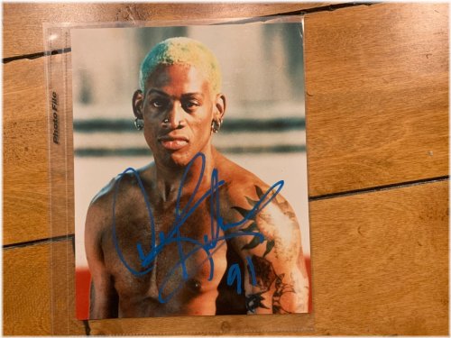 Rodman's Notable Year Autographed Print