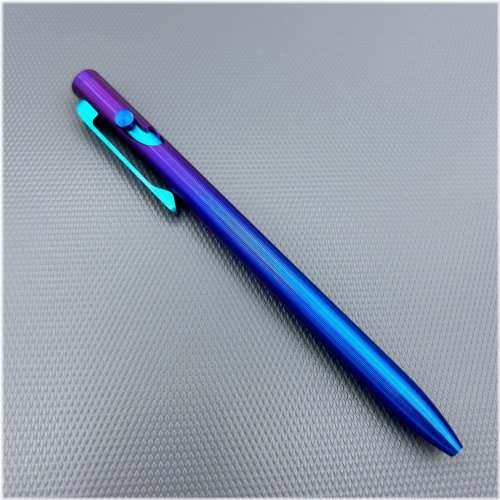 Titanium Tribal Bolt Pen