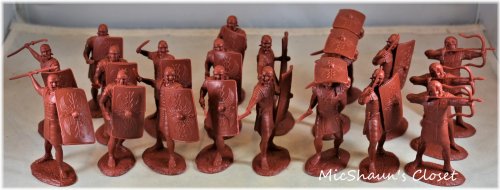 Caesar's Legionnaires Red Infantry Set