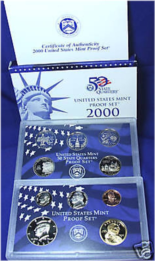 Blue Mint Paper Box Original Proof Set