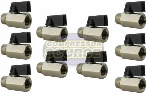 Brass Shut-Off Valves (Pack of 10)