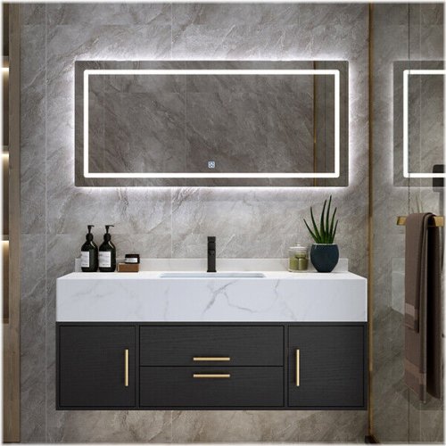 Slate Top Floating Vanity Cabinet