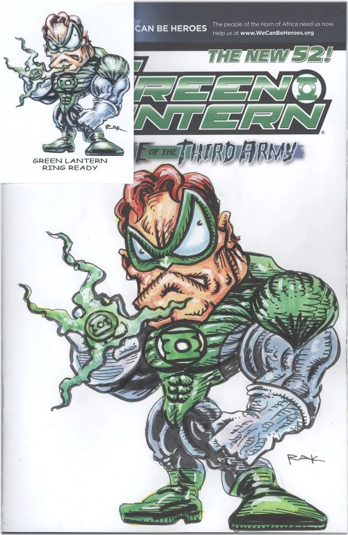 Green Lantern Chronicles: RAK Artwork and ACEO Collectible Set
