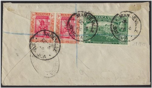 Mandeville to London 1925 Stamp