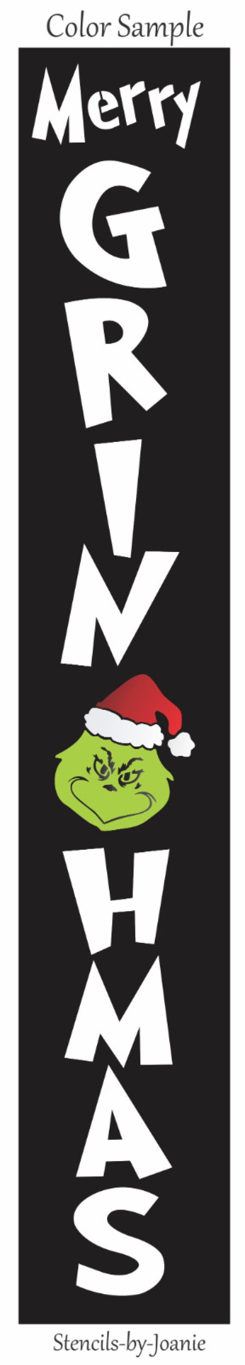 Merry Grinchmas Stencil Set