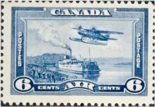 Monoplane Steamer Stamp - 1938 Issue